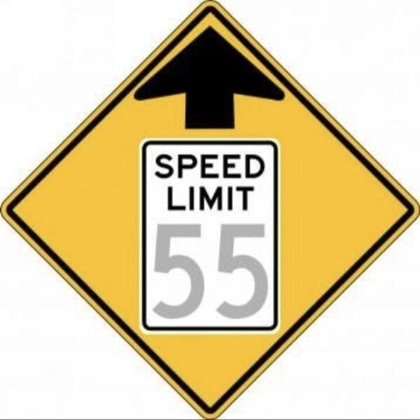 Accuform SEMICUSTOM SPEED LIMIT SIGN SPEED FRW53550HP FRW53550HP - main